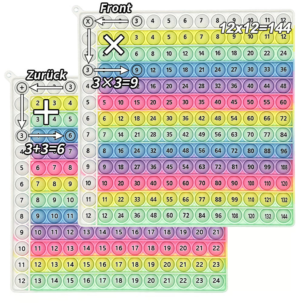 1x1 Mathe Lernspiel für unterwegs